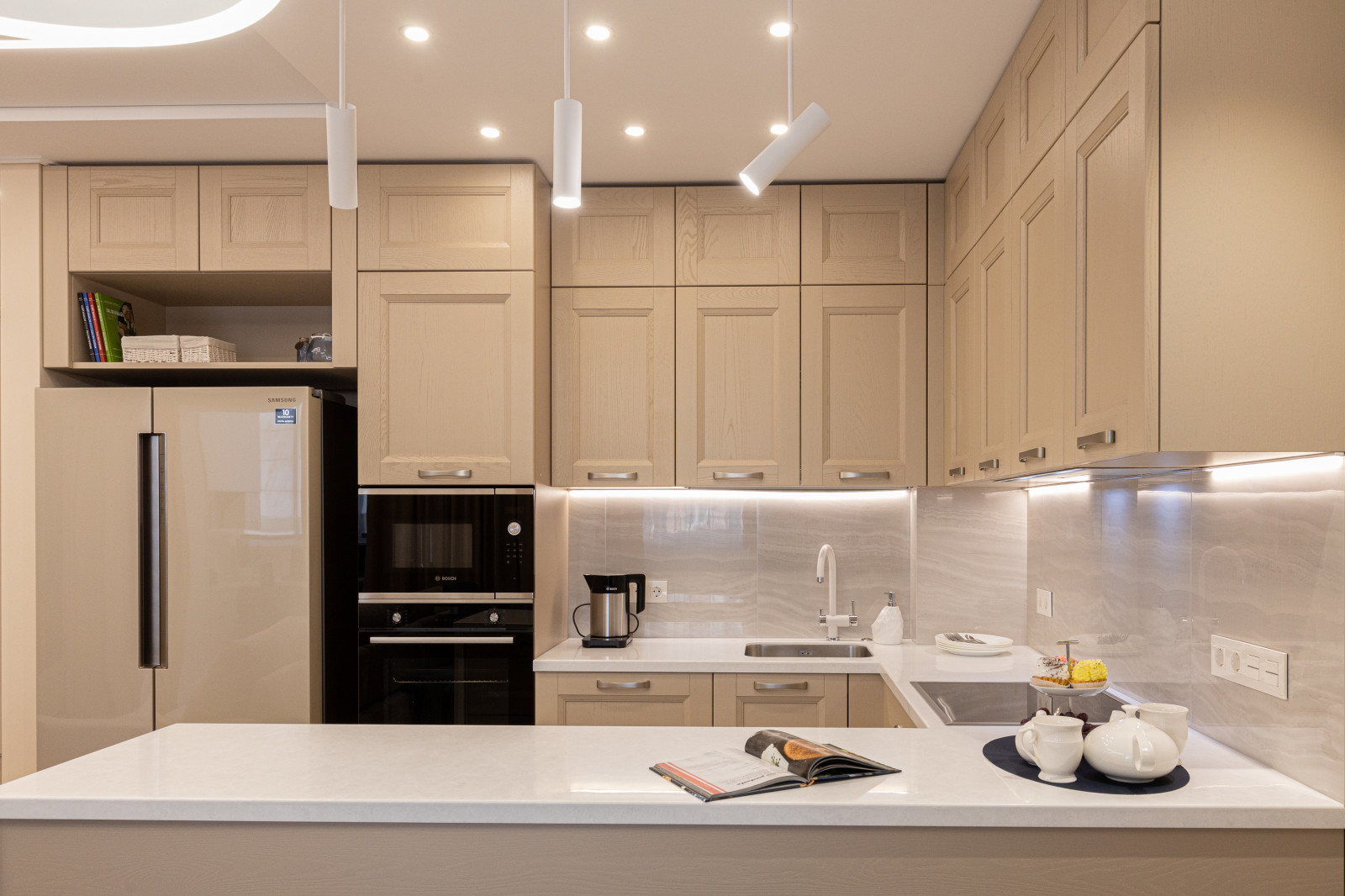 Реализованный дизайн-проект квартиры 4+ г.Тюмень