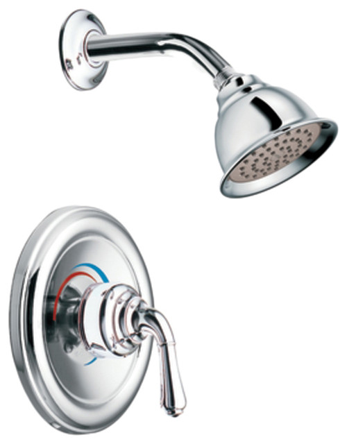 Moen T2524 Chrome Standard Shower Valve Trim, DualFunction Single