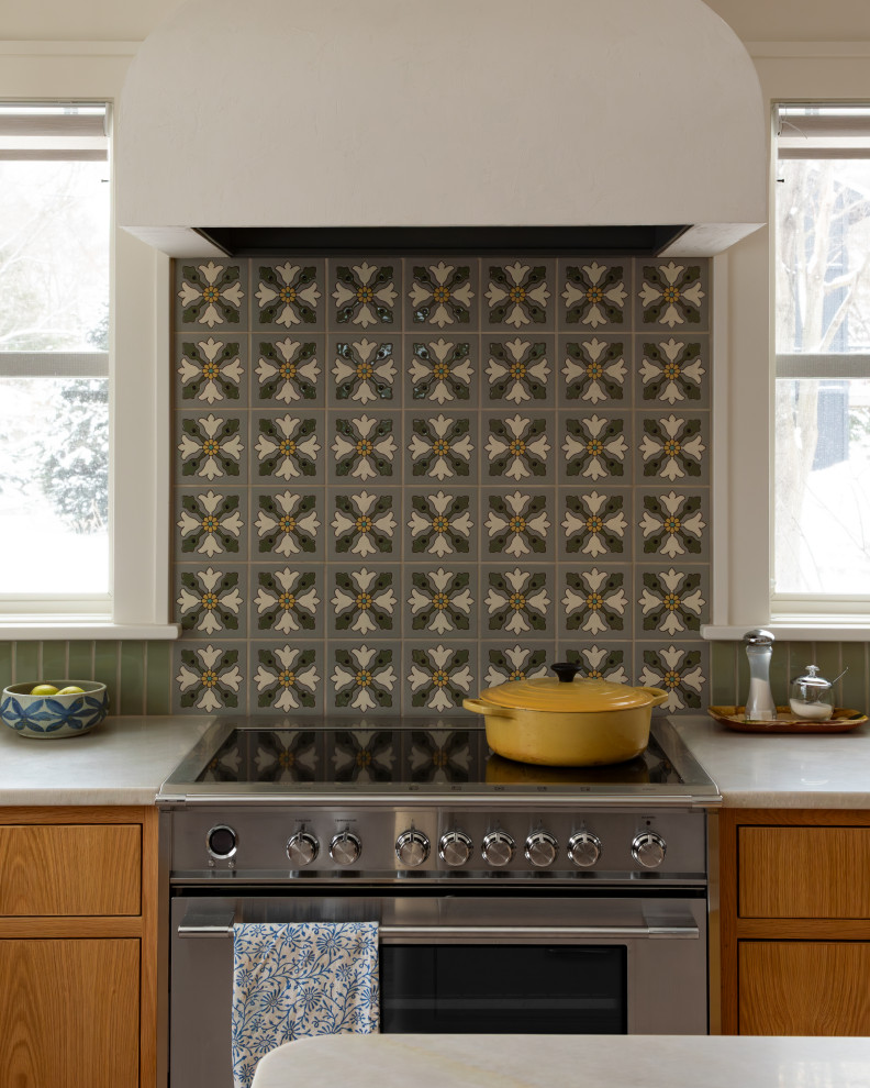 Example of a danish kitchen design in Minneapolis