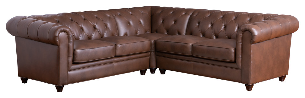 Remington Tufted Chesterfield Sectional