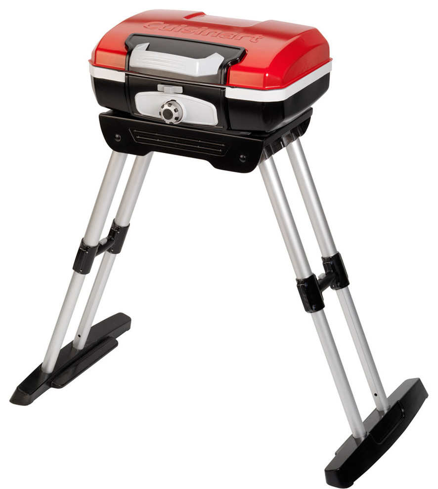 Petit Gourmet Portable Outdoor Lp Gas Grill With Versa Stand