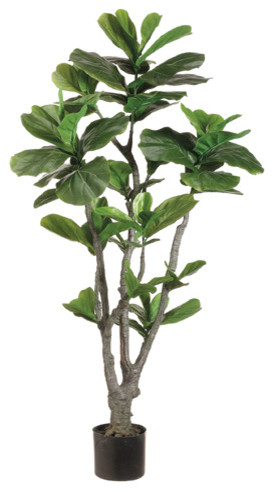Silk Plants Direct Fiddle Leaf Fig Tree, Pack of 2
