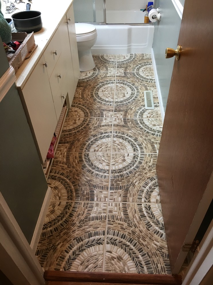 Transitional home design photo in Chicago