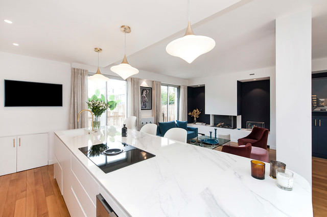 Triplex Paris 16 contemporary-koek