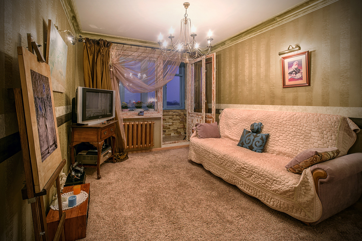 Квартира холостяка-романтика