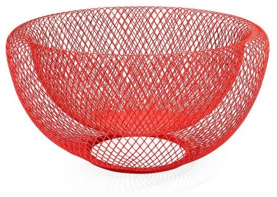 MESH Bowl Red by MoMA, Yellow