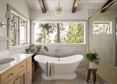 Serene Bathroom Oasis With a Nature-Inspired Feel