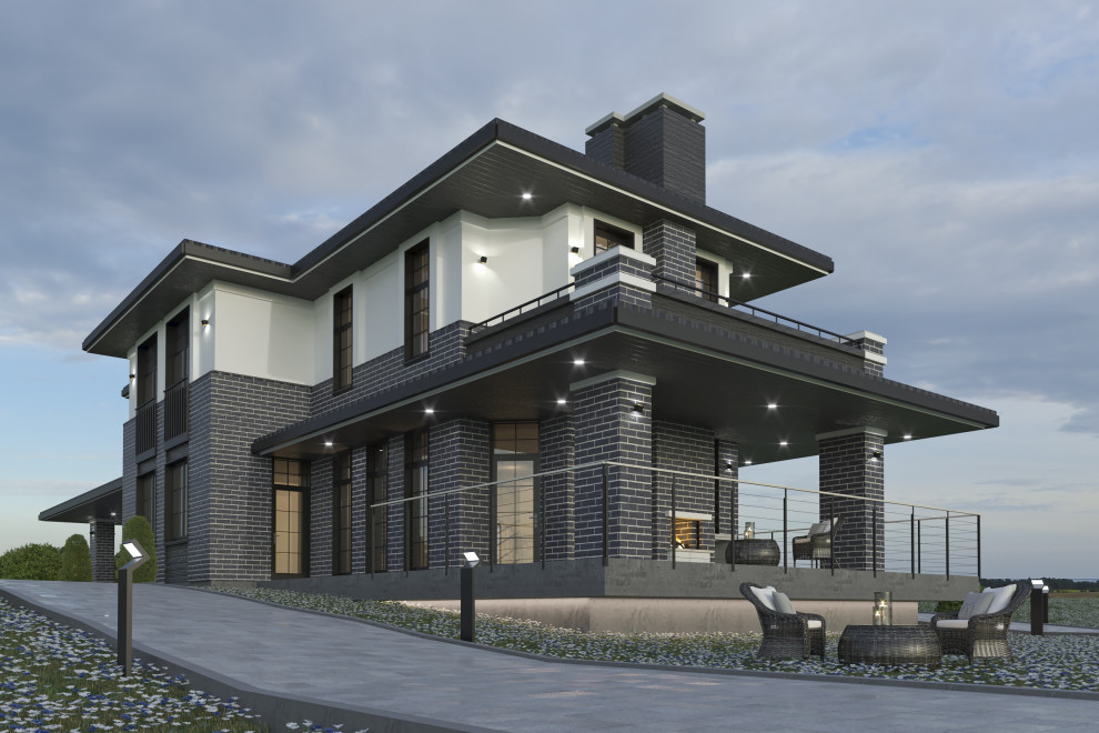 ИНДИВИДУАЛЬНЫЙ ЖИЛОЙ ДОМ Проект создан: 06/2018 Общая площадь: 272,35 м2