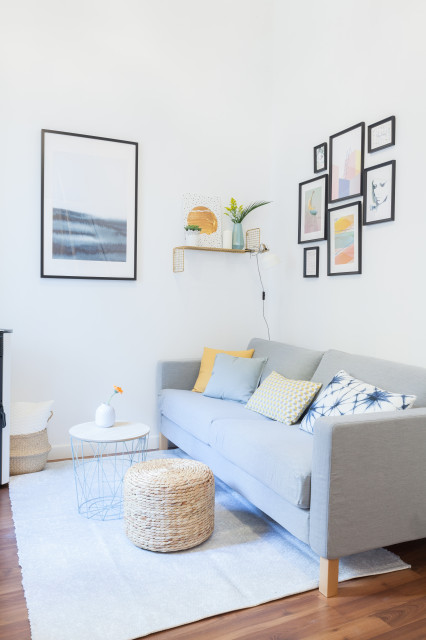 DUPLEX LLENO DE LUZ scandinave-salon