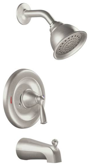 Moen 82910SRN Banbury® PosiTemp® Tub/Shower, Spot Resist Brushed Nickel