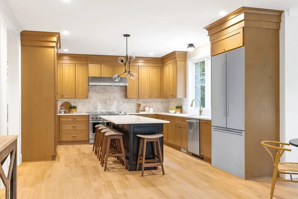 Kitchen - transitional kitchen idea in Boston
