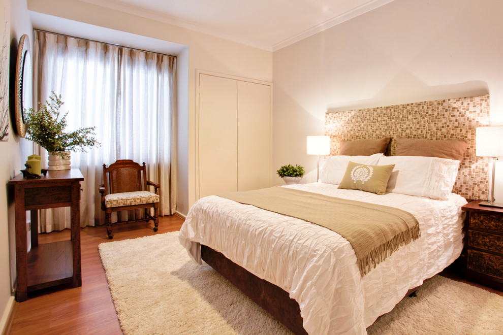 This is an example of an eclectic bedroom in Perth.