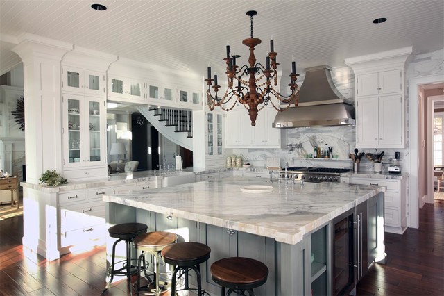 White Shaker Cabinets transitional-kitchen