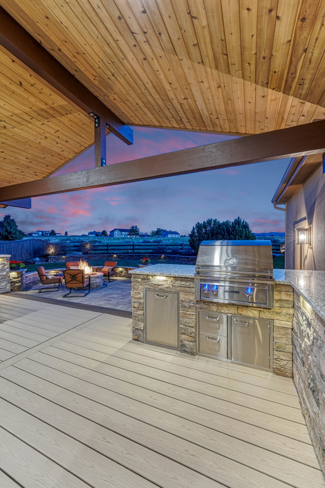 Inspiration for a transitional deck remodel in Denver