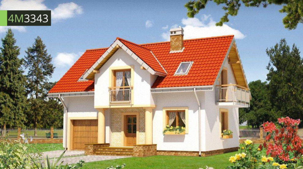 МИЛЫЙ ПРОЕКТ С БАЛКОНЧИКАМИ 4M3343