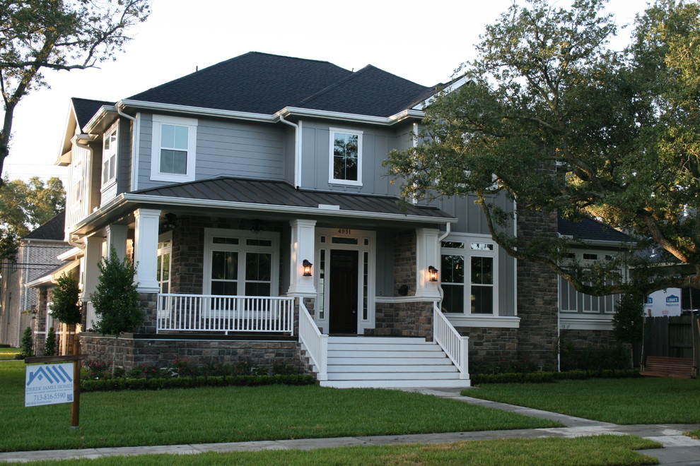This is an example of a transitional exterior in Houston.