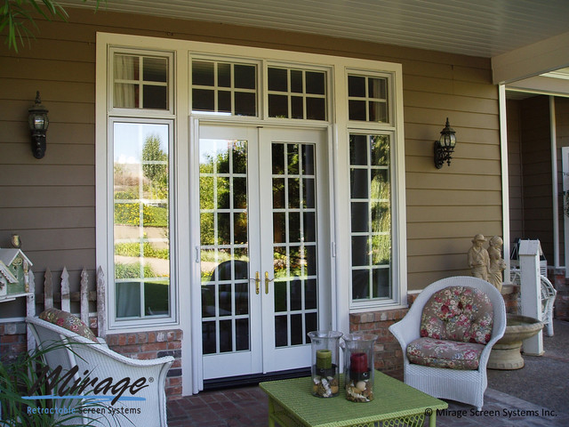 Mirage Retractable Screens - Opened & Closed