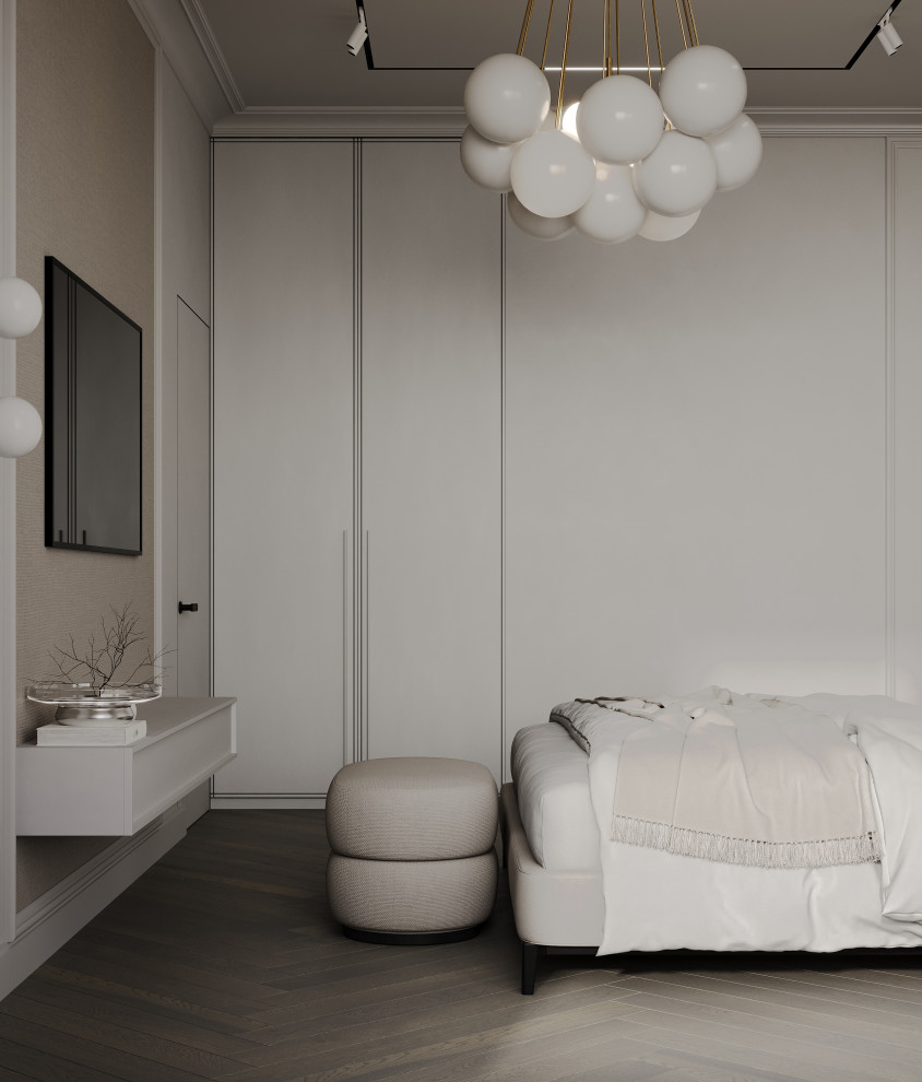 Утонченная минималистичная спальня