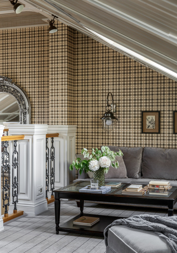 Интерьер дуплекса в поселке Бристоль Московская область. Правое крыло