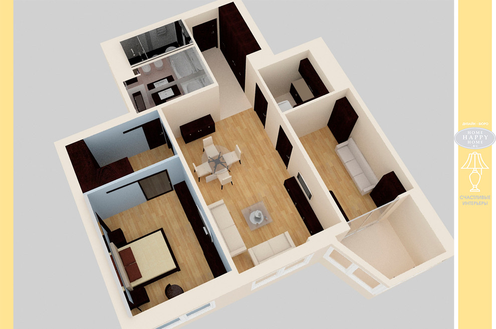 Квартира на Астрадамском проезде современный стиль