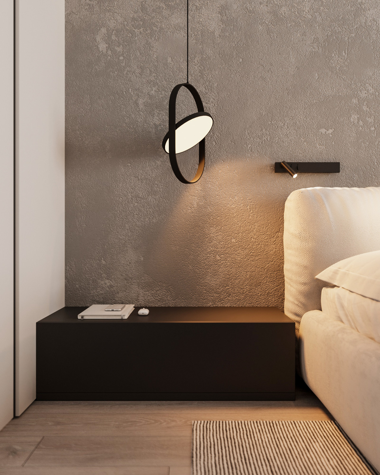 ЖК "Небо" современный интерьер в стиле минимализм 105 кв.м