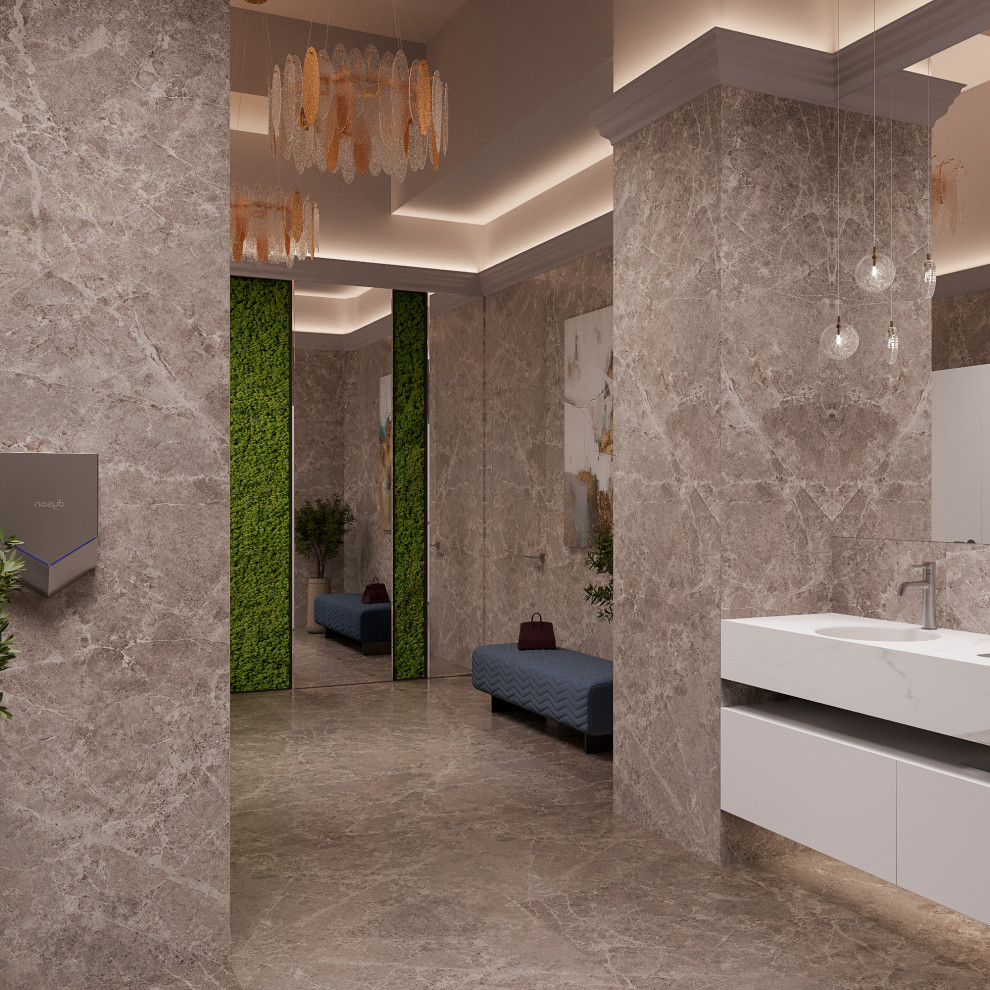 Санузел для МГУ,30 м2