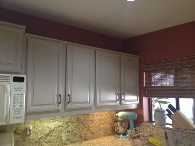 Gina and John's Painted Kitchen Hot Springs Stone