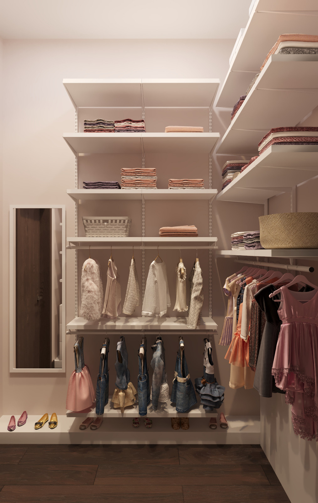 Интерьер двухэтажного загородного дома