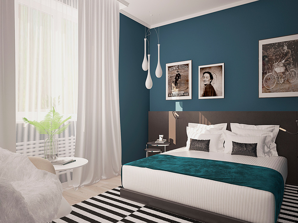 Спальня родителей в таунхаусе Сабурово парк