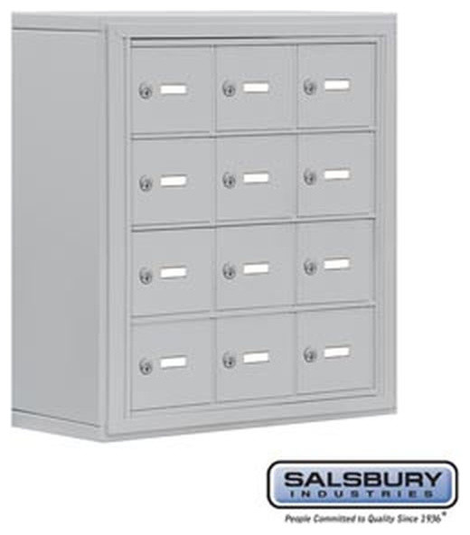Cell Phone Storage Locker - 4 Door High Unit (8 Inch Deep Compartments)