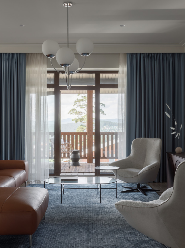 Дизайн интерьера дома 187 м.кв. расположенного среди Уральских гор.