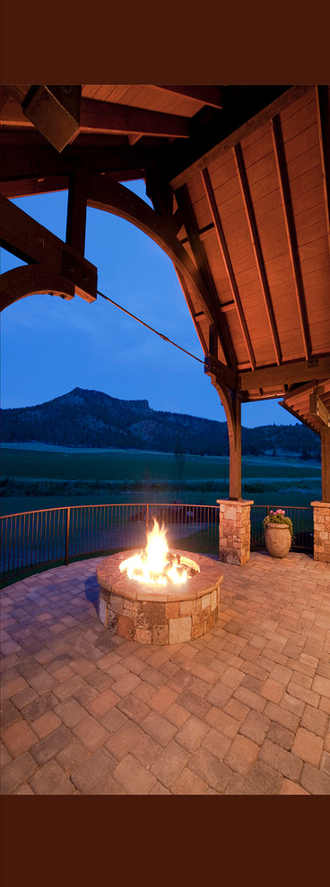 Patio - rustic patio idea