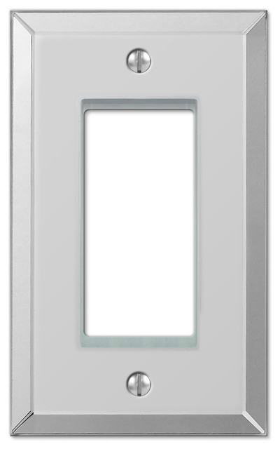 Mirror Clear Acrylic 1 Rocker Wall Plate Traditional Switch Clear Acrylic 1 Rocker Wall Plate