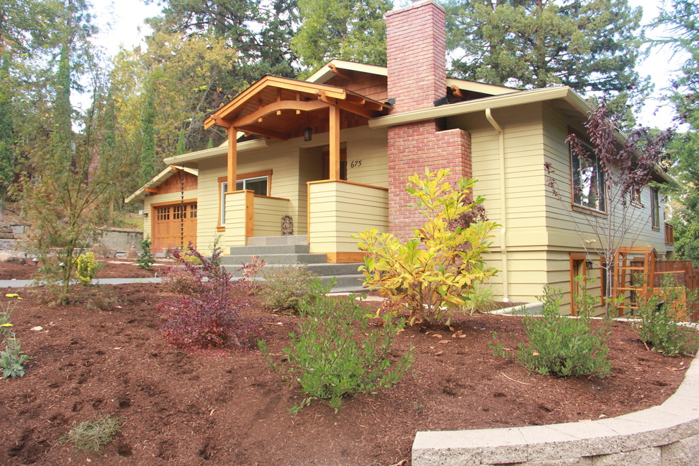 Exemple d'une maison éclectique.