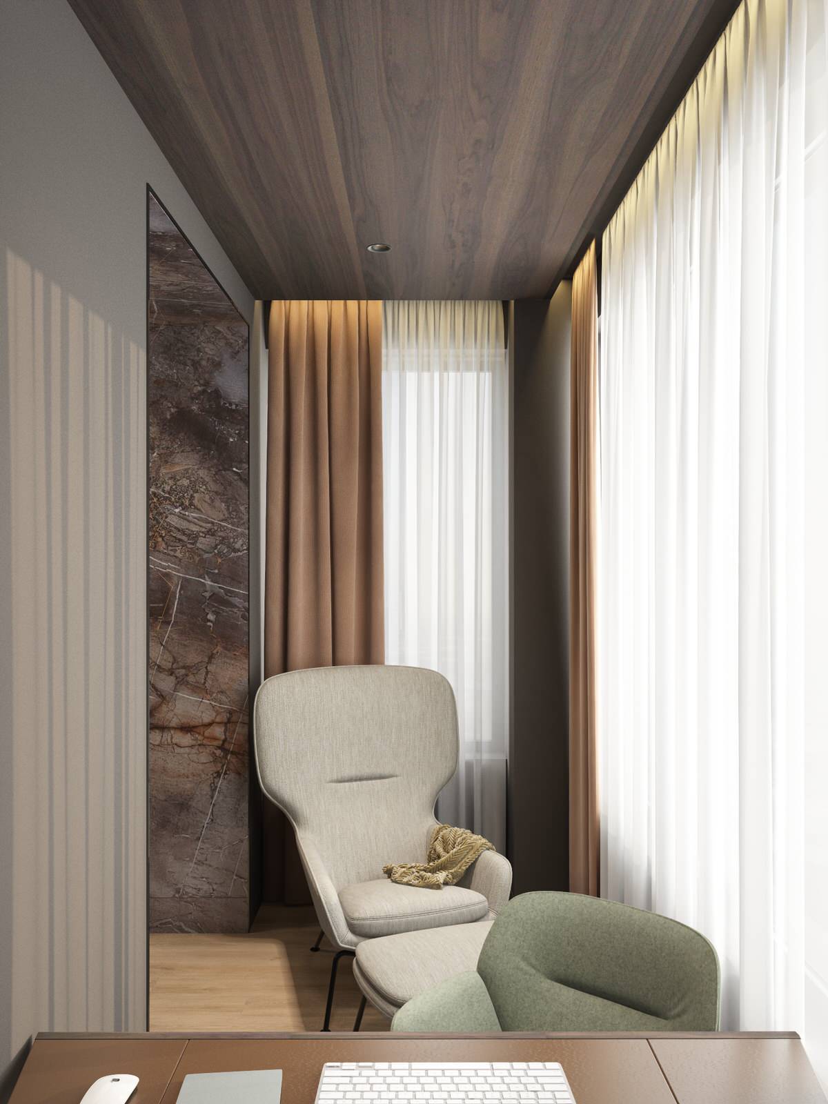 Современный хай тек. Пентхаус в Городе К.