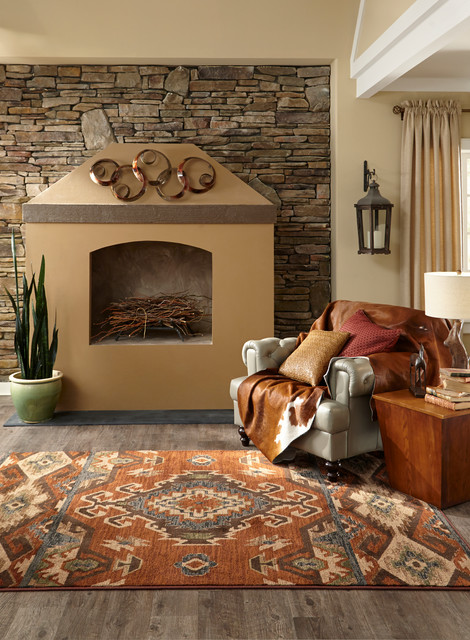 area rugs - rustic - living room - denver -go green flooring