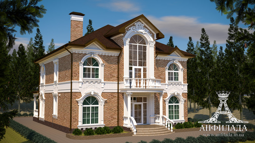 Дизайн-проект по облицовке фасадов жилого дома