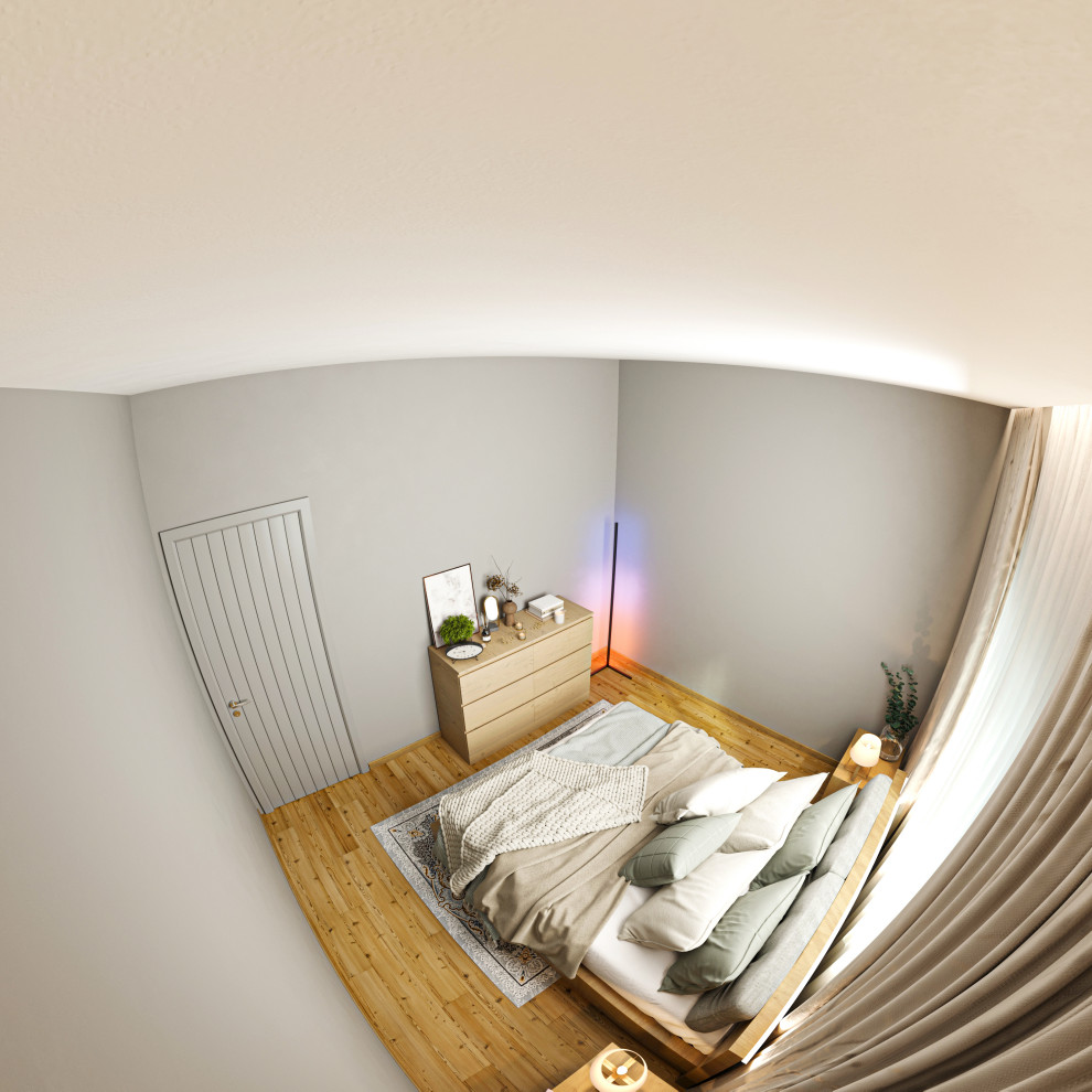 Дизайн спальни в скандинавском стиле