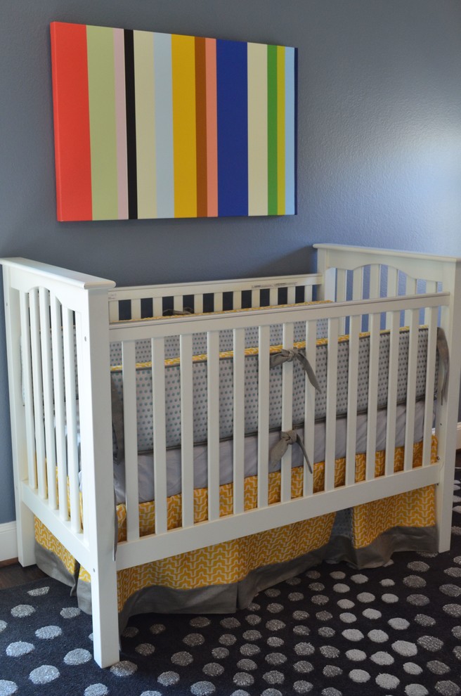 This is an example of a contemporary nursery in Dallas.