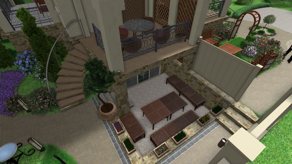 Приусадебная территория минигостинницы