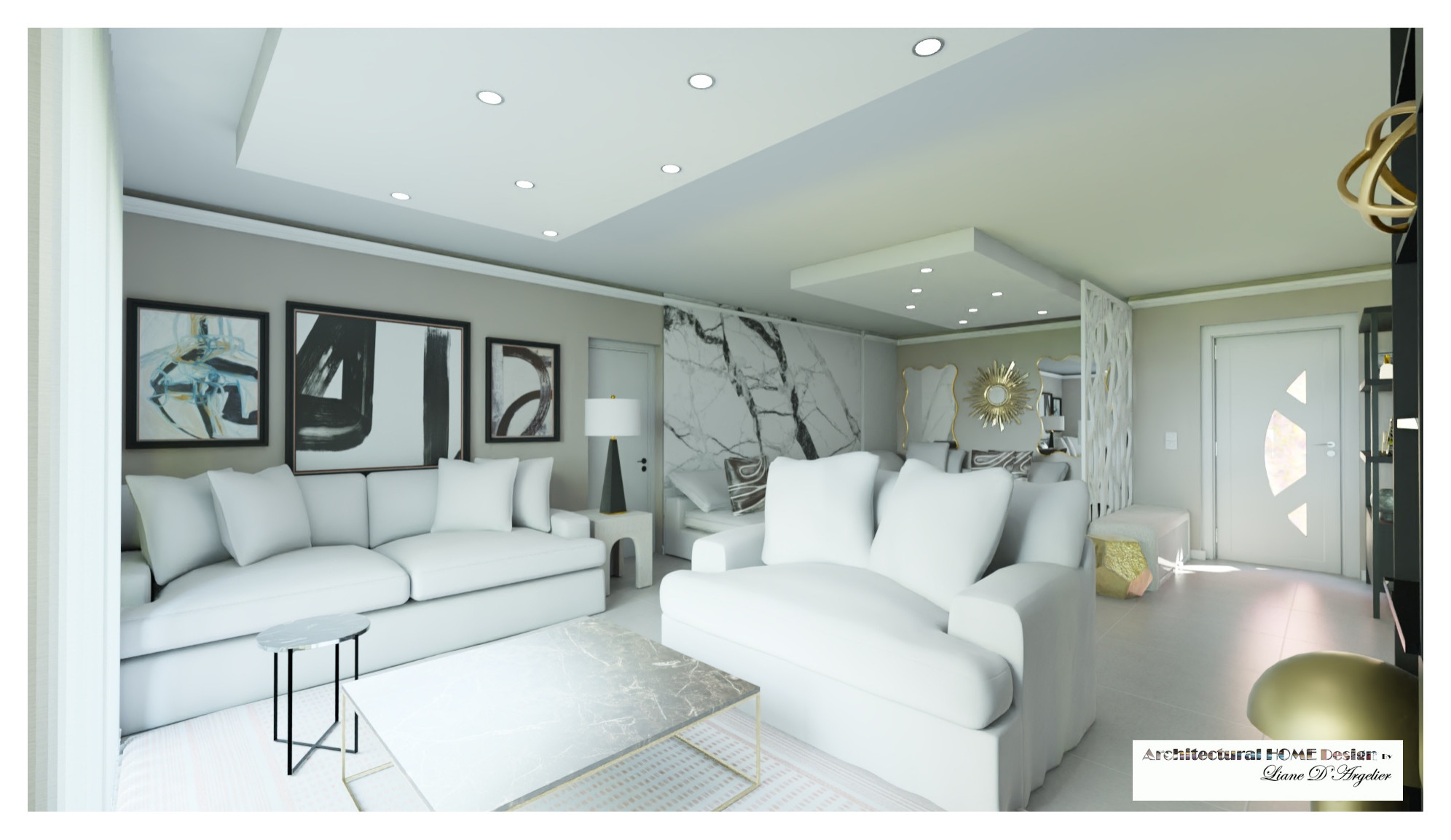 Salon de 70 m²