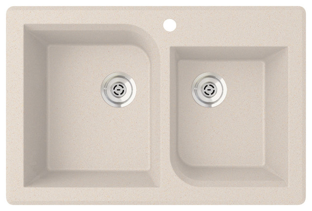 Swan Granite Double Bowl Kitchen Sink 33 X22 Granito Swan Granite Double Bowl Kitchen Sink 33 X22 Granito