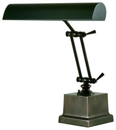 House of Troy Piano/Desk P14-202-81 2 Light Piano/Desk Lamp in Mahogany Bronze