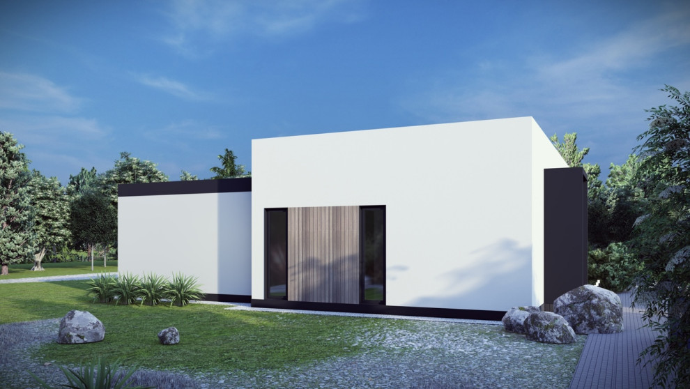 Минимал 105 | Эскизный проект современного одноэтажного дома