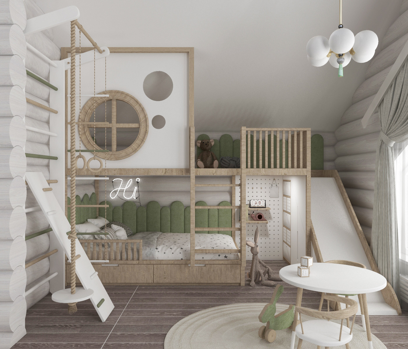 Проект загородного дома из сруба