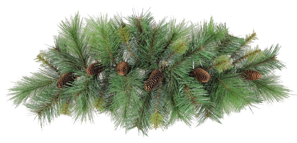 36" Christmas Pine Swag, 39 Tips.