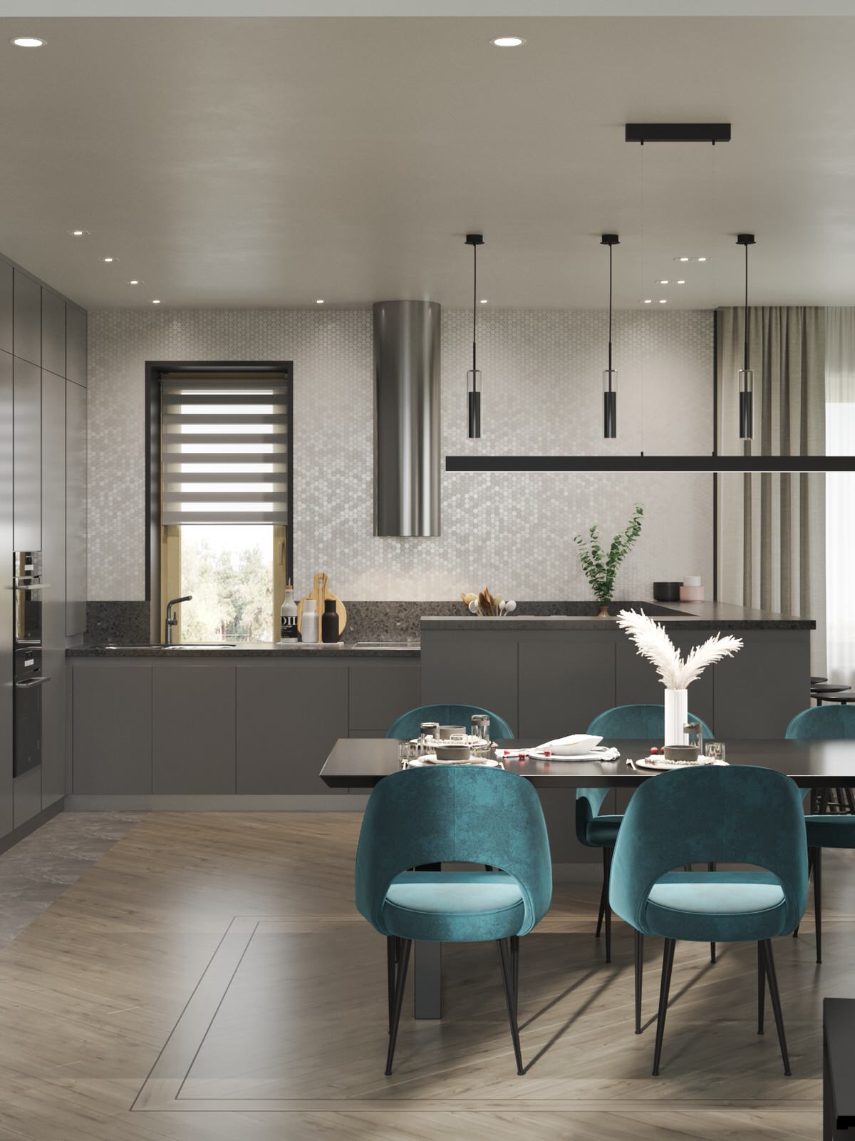 Коттедж 4 этажа