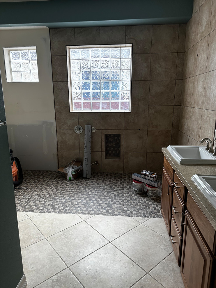 ADA Bathroom/Garage Retrofit and New Flooring