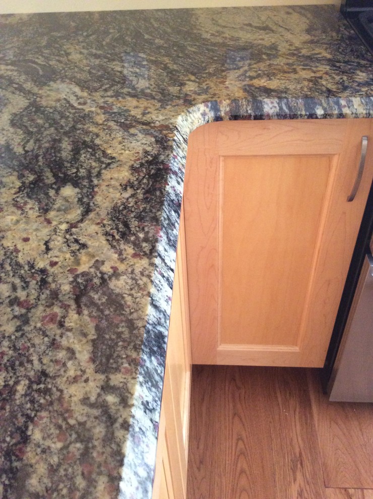 Backsplash suggestion for blue fire granite