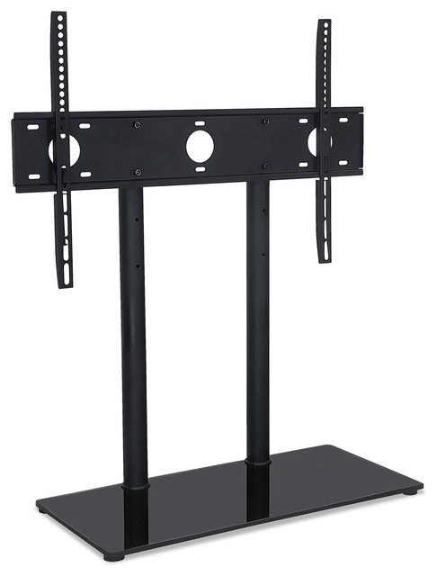 Mount It Universal Tabletop Tv Stand And Av Media Glass Shelf